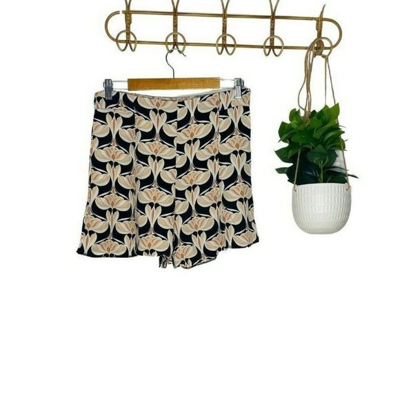 Zara Pants - Zara Woman Pink Black High Waisted Shorts Medium